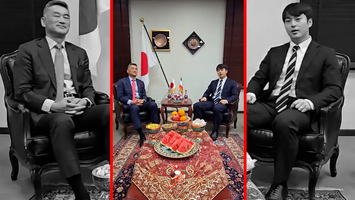 فیلم فال حافظ و شادباش یلدایی سفیر ژاپن به ایرانیان