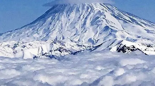 از حجم برف بارش اخیر در رشته کوه بینالود تا سفیدپوش شدن دماوند