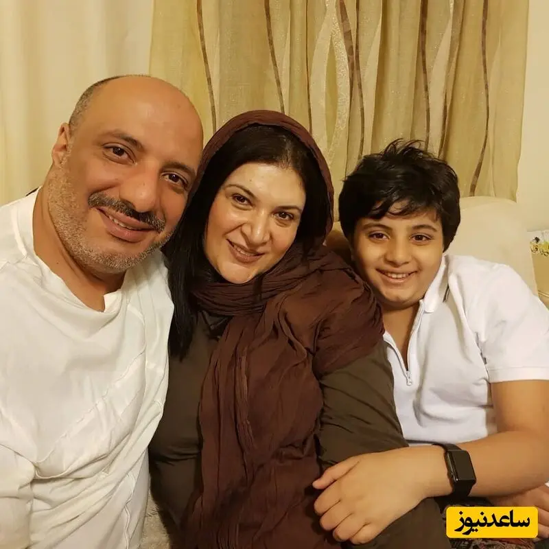 ریما و همسرش امیر و پسرش آئین