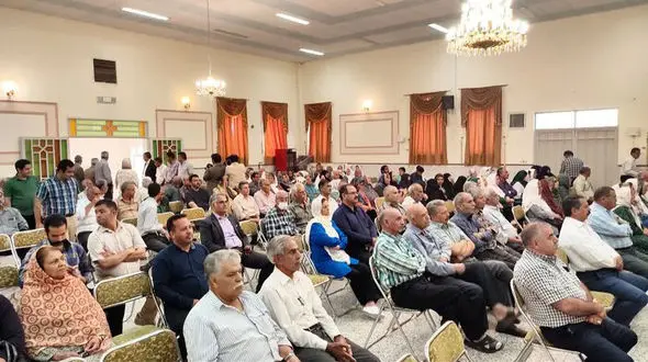 آیین پرسه شهید آیت الله رییسی توسط زرتشتیان یزد برگزار شد

