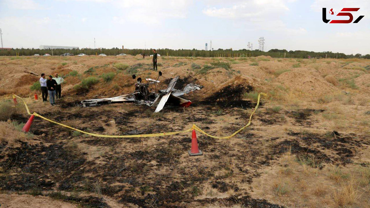 سقوط هواپیما آموزشی موجب مرگ دو نفر شد + عکس
