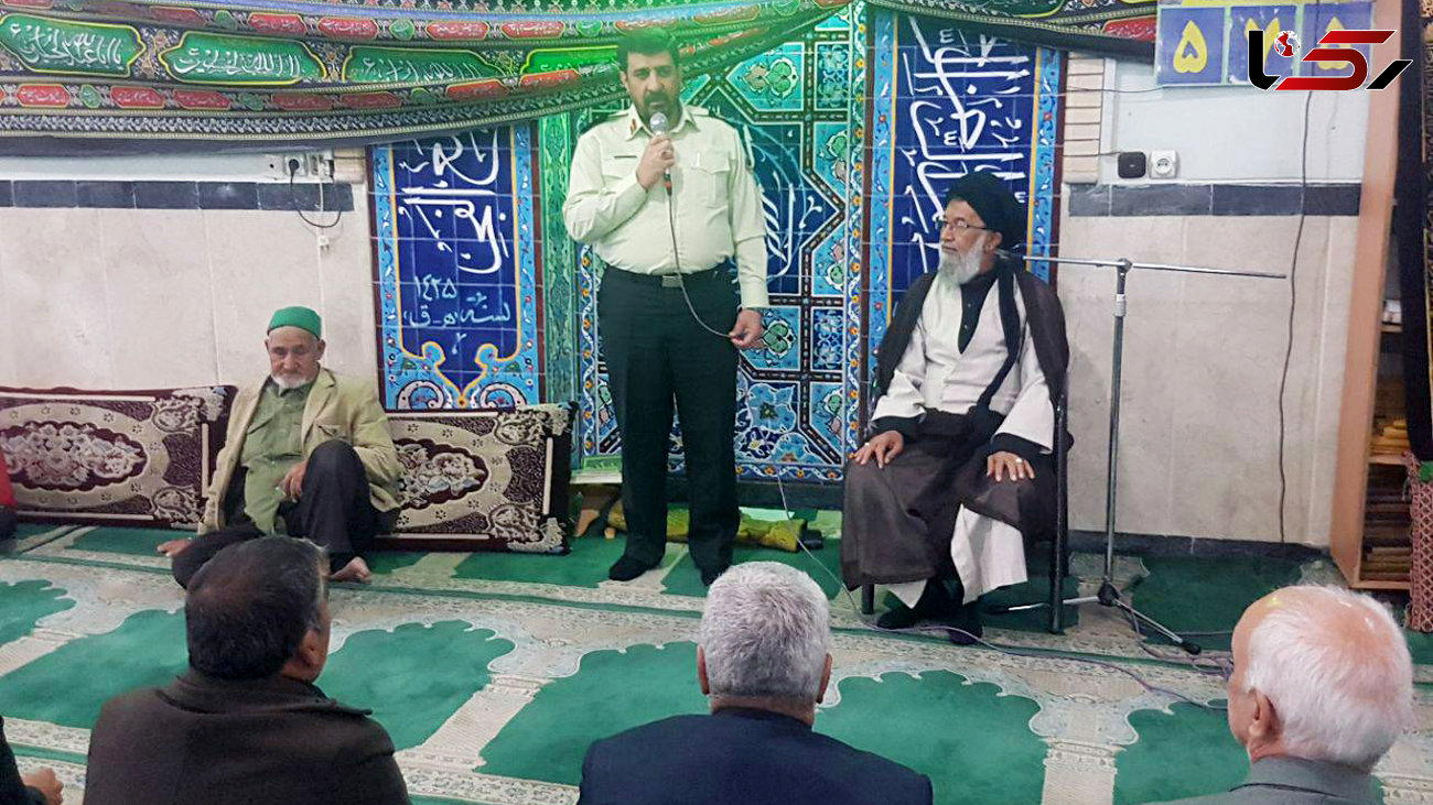 مسجد پایگاه پلیس برای استقرار نظم و امنیت در حاشیه شهر مشهد +عکس