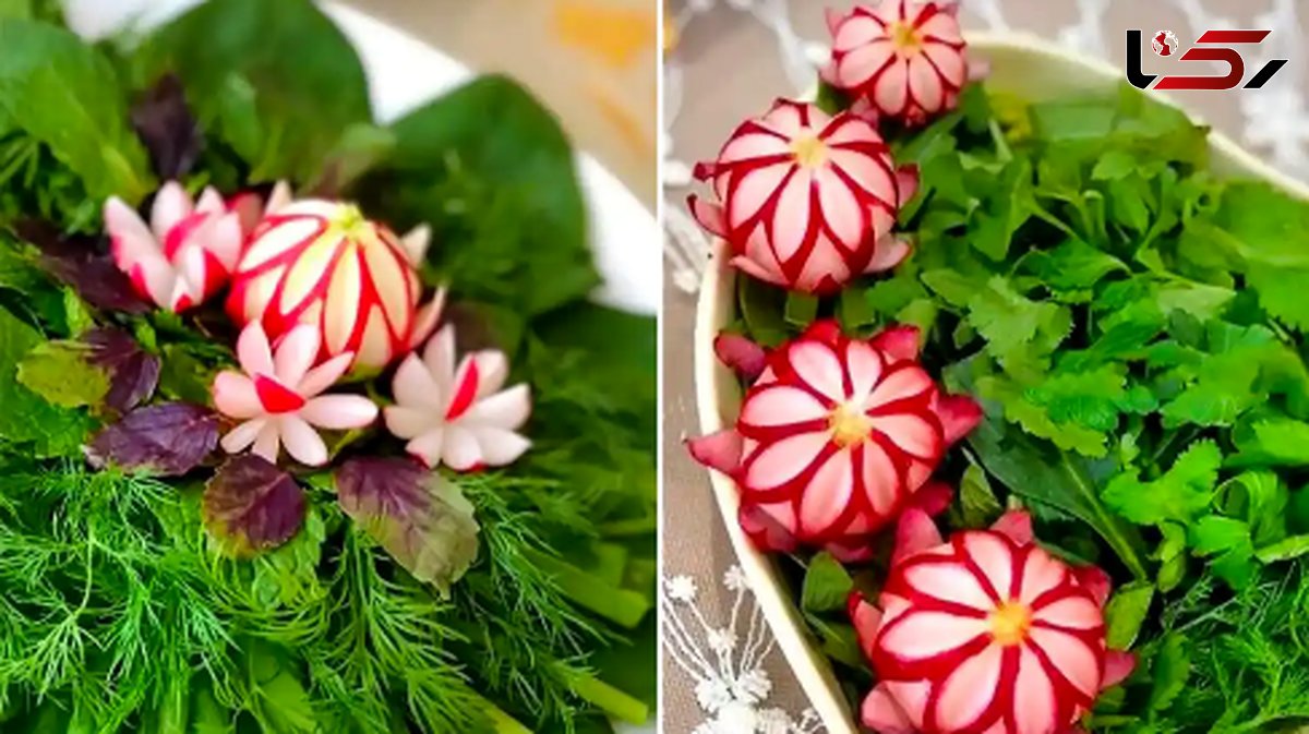 پیشنهادات خلاقانه برای تزئین سبزی خوردن؛ 15عکس الهام بخش