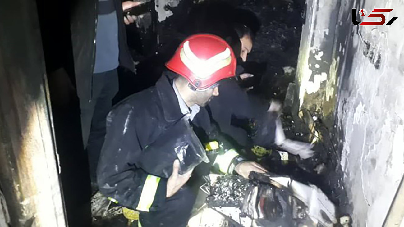 آتش سوزی مرگبار یک خانه در اردبیل