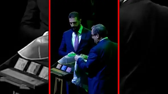 فیلم رونمایی جولانی از واحد پول جدید سوریه