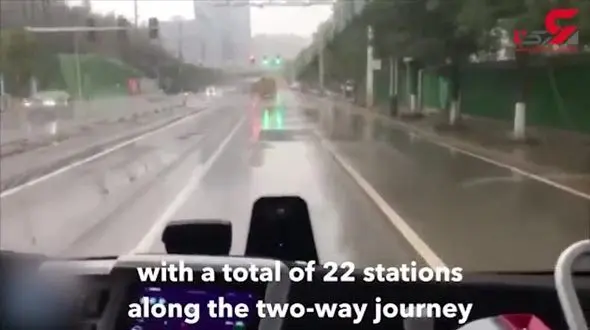 اتوبوس هوشمند در چین+فیلم