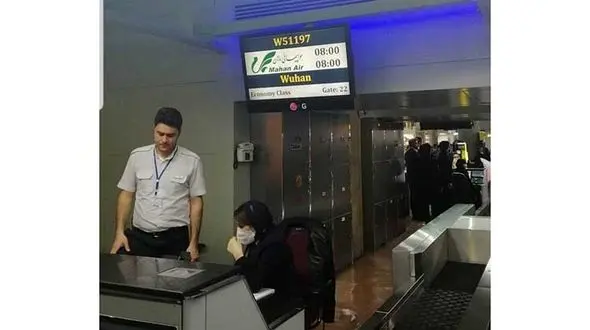 پرواز مستقیم ماهان به قلب کرونا +عکس