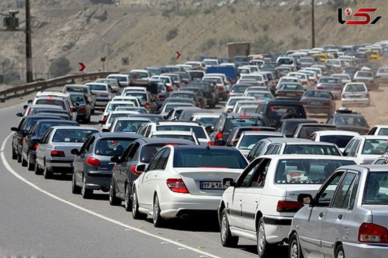 وضعیت ترافیک جاده ها در روز نهم فروردین/ مردم همچنان به چالوس می روند 