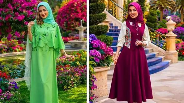 مانتو حجاب شیک و مد روز؛ با این 15 استایل شگفت انگیز بدرخشید!