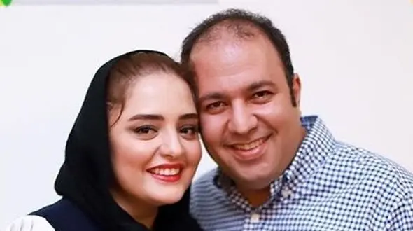 آوازخوانی علی اوجی برای نرگس محمدی/ خط میکشم رو دیوار میخونه/ همه خندیدند!