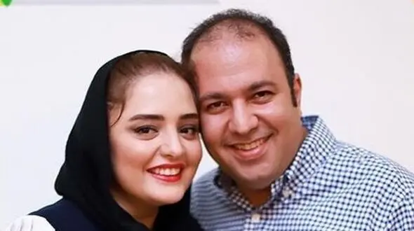 آوازخوانی علی اوجی برای نرگس محمدی/ خط میکشم رو دیوار میخونه/ همه خندیدند!