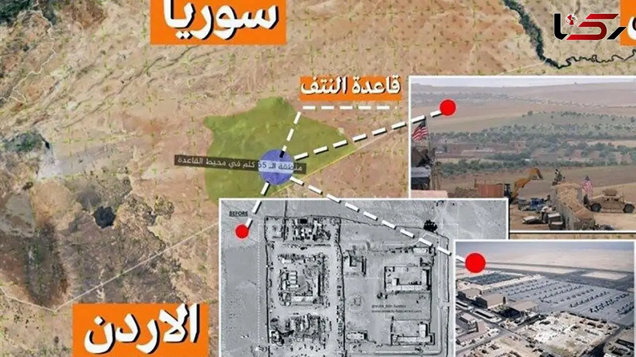 بزرگترین پایگاه آمریکایی در سوریه مورد حمله قرار گرفت