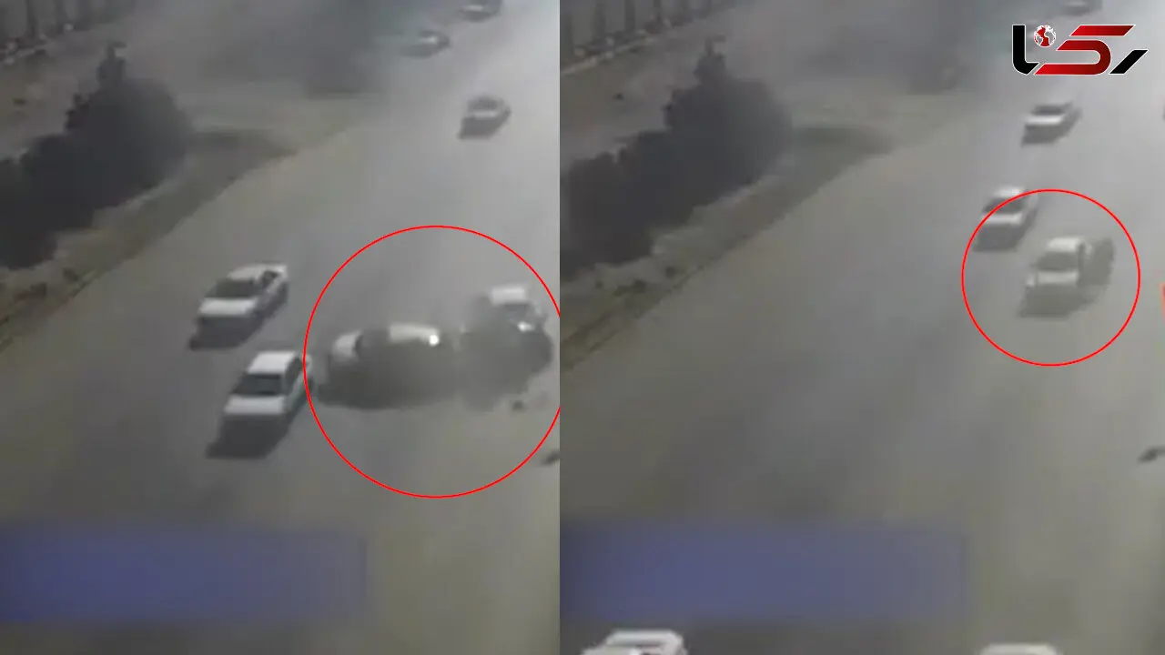 فیلم لحظه مرگ تلخ زن اصفهانی هنگام نجات دادن یگ سگ پرتاب شده به اتوبان 