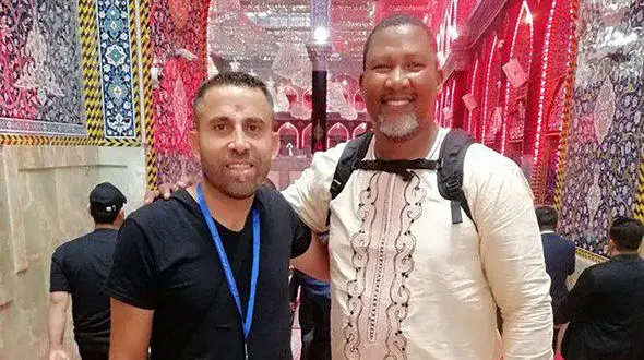 نوه نلسون ماندلا راهی کربلا شد + عکس