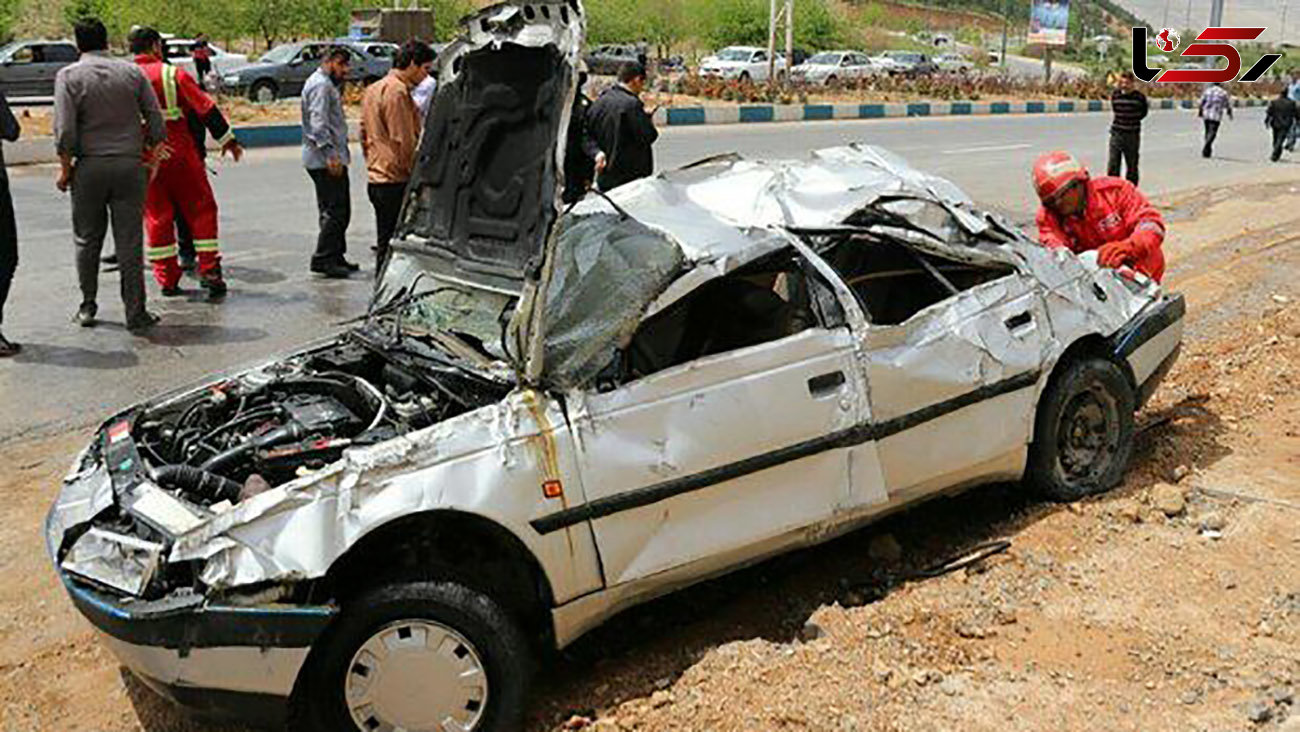 تصادف مرگبار خودروی زائران ایرانی اربعین با خودرو شوتی در نهاوند / 2 نفر فوت کردند