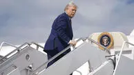 فیلم فرار ترامپ با کامیون حمل غذا از ترس ترور! 