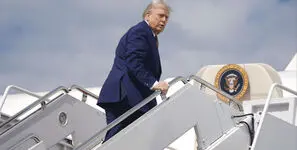 فرار ترامپ با کامیون حمل غذا از مهلکه! 