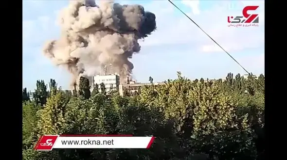 فیلم لحظه حمله موشکی به میکولایف