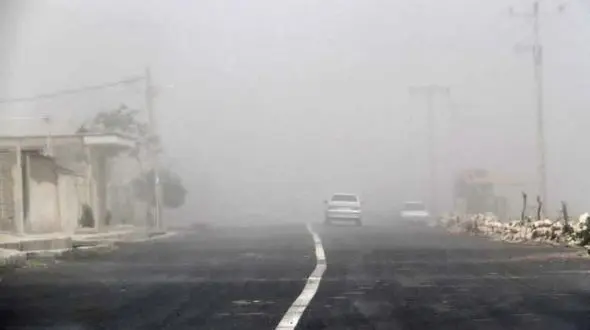 گزارش تصویری از ریزگردهای تالاب بندان 