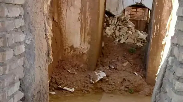 بنای تاریخی ادریس نبی فروریخت +تصاویر