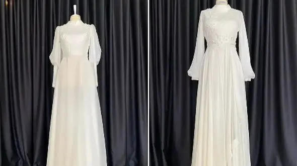 لباس عروس اروپایی ساده و شیک؛ ترندهای جدید 15 مدل خیره‌ کننده