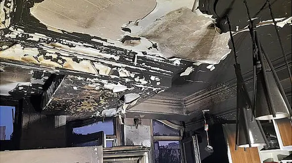 آتش سوزی ساختمان 4 طبقه مسکونی در غرب تهران