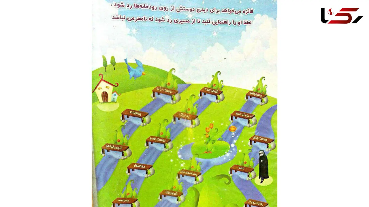 کمک کنید فائزه از روی نامحرم رد نشه! + عکس
