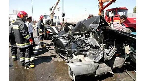 مرگ دردناک 2 کرجی در حادثه هولناک + عکس 