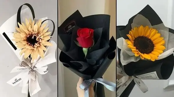 ایده‌ های عاشقانه برای تزئین تک شاخه گل / 15 ایده خاص