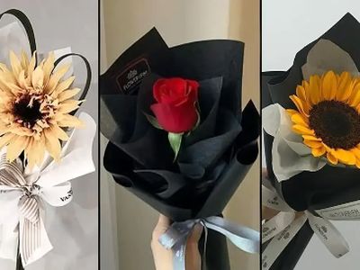 ایده‌ های عاشقانه برای تزئین تک شاخه گل / 15 ایده خاص