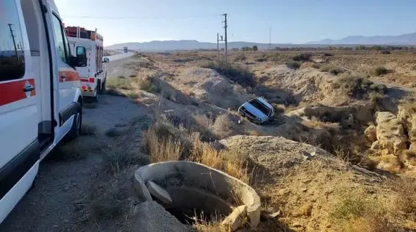 نجات معجزه آسای جان سرنشینان پژو! /در گلپایگان رخ داد
