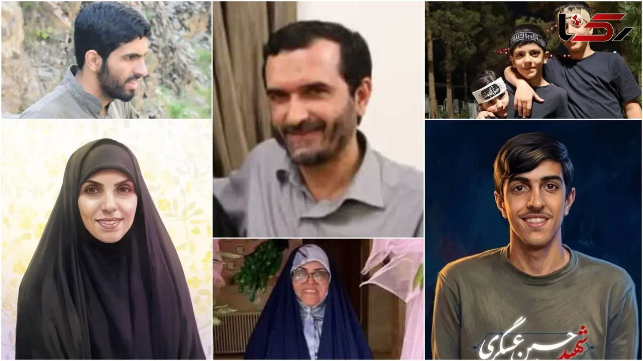  فیلم جگرسوز تشییع پیکر 5 شهید یک خانواده در اراک