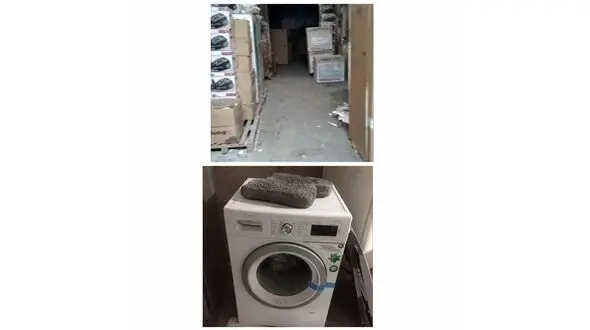 کشف انبار بزرگ لوازم خانگی قاچاق در تهران