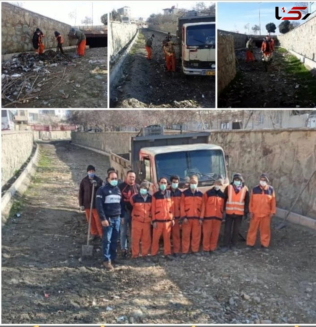 اتمام پاکسازی کانال آزادگان از میدان مادر تا بلوار شهید عیوضی