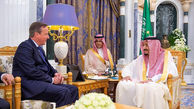 دیدار نخست‌وزیر اسبق انگلیس با شاه سعودی