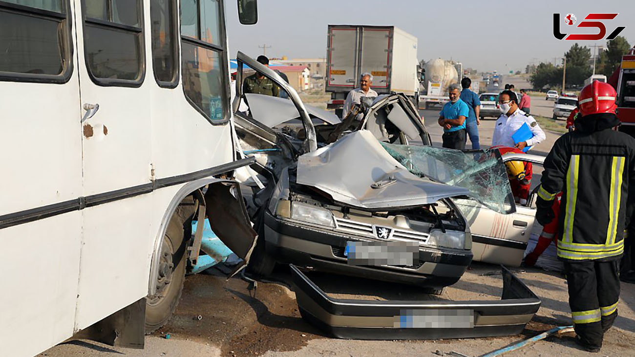 تصادف مرگبار در محور مشهد - فریمان 