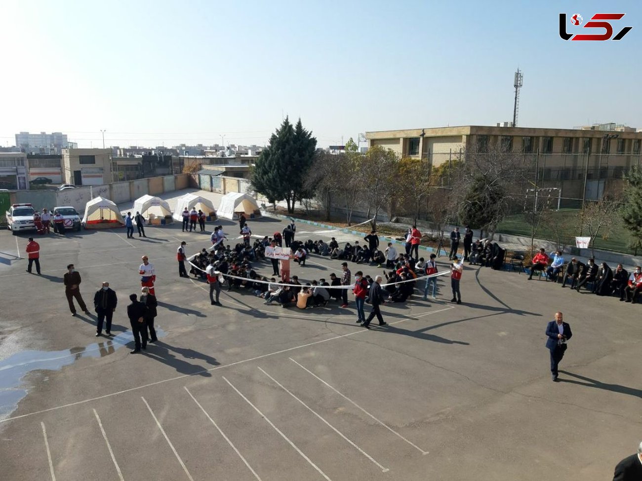 مانور سراسری زلزله و ایمنی در مدارس استان قزوین برگزار شد