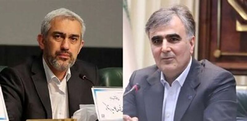 فرزین رئیس بانک مرکزی و مدنی‌زاده وزیر اقتصاد