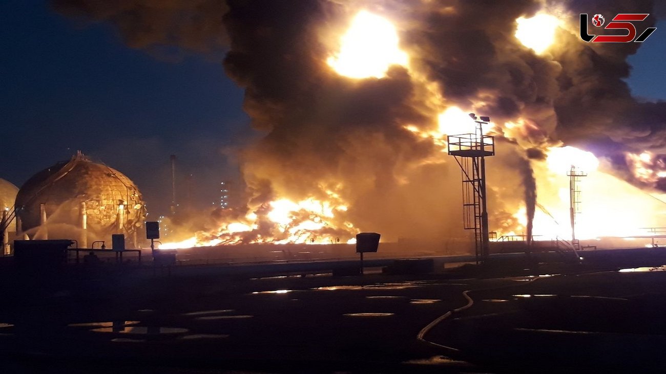 تکذیب انفجار در مخازن پالایشگاه نفت/ تشریح آخرین وضعیت آتش سوزی 