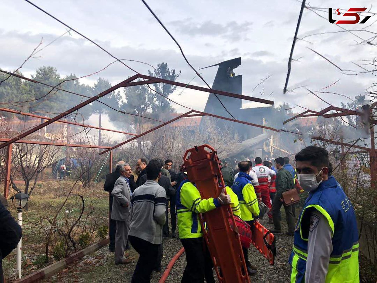 واکنش فرودگاه بیشکک قرقیزستان به سقوط هواپیمای باری در ایران