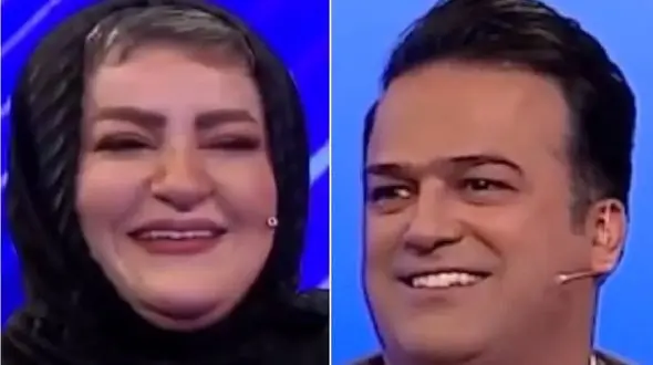 فیلم غش آور از حامد آهنگی و نعیمه نظام دوست ! /  جوابای برعکس نعیمه در بیست سوالی ! /  حامد واقعا کم آورد !