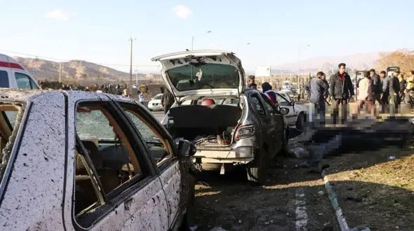 فیلم جدید از انفجار دوم حادثه تروریستی کرمان / ببینید