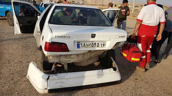 ۴ کشته در تصادف وحشتناک جاده اهواز - باغملک