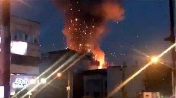 آتش سوزی در مجتمع سینا بوشهر / شب گذشته رخ داد