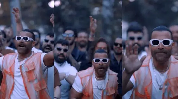 معین زد: کلیپ مشق امشب را با بچه محل ها در شاه عبدالعظیم ضبط کردیم+فیلم