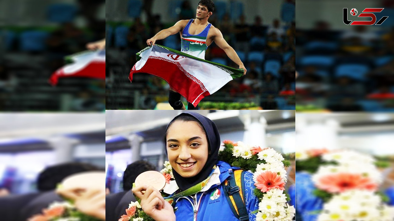 حسن یزدانی و کیمیا علیزاده برترین ورزشکاران ایران در سال 95