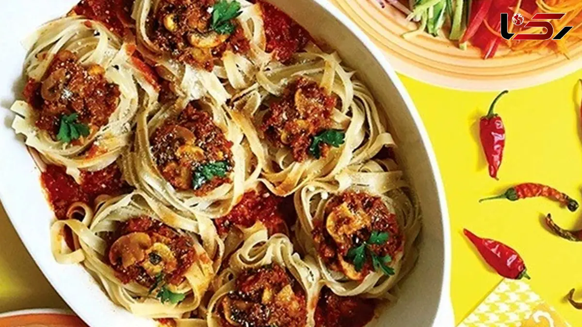 ماکارانی آشیانه‌ای / ترکیب هنر و طعم در سفره ایرانی + فیلم