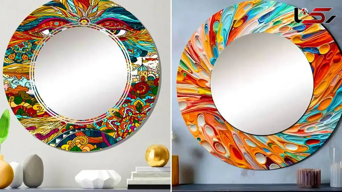 چیدمان منزل با آینه‌ های گرد دکوری مدرن + معرفی 15 مدل برتر