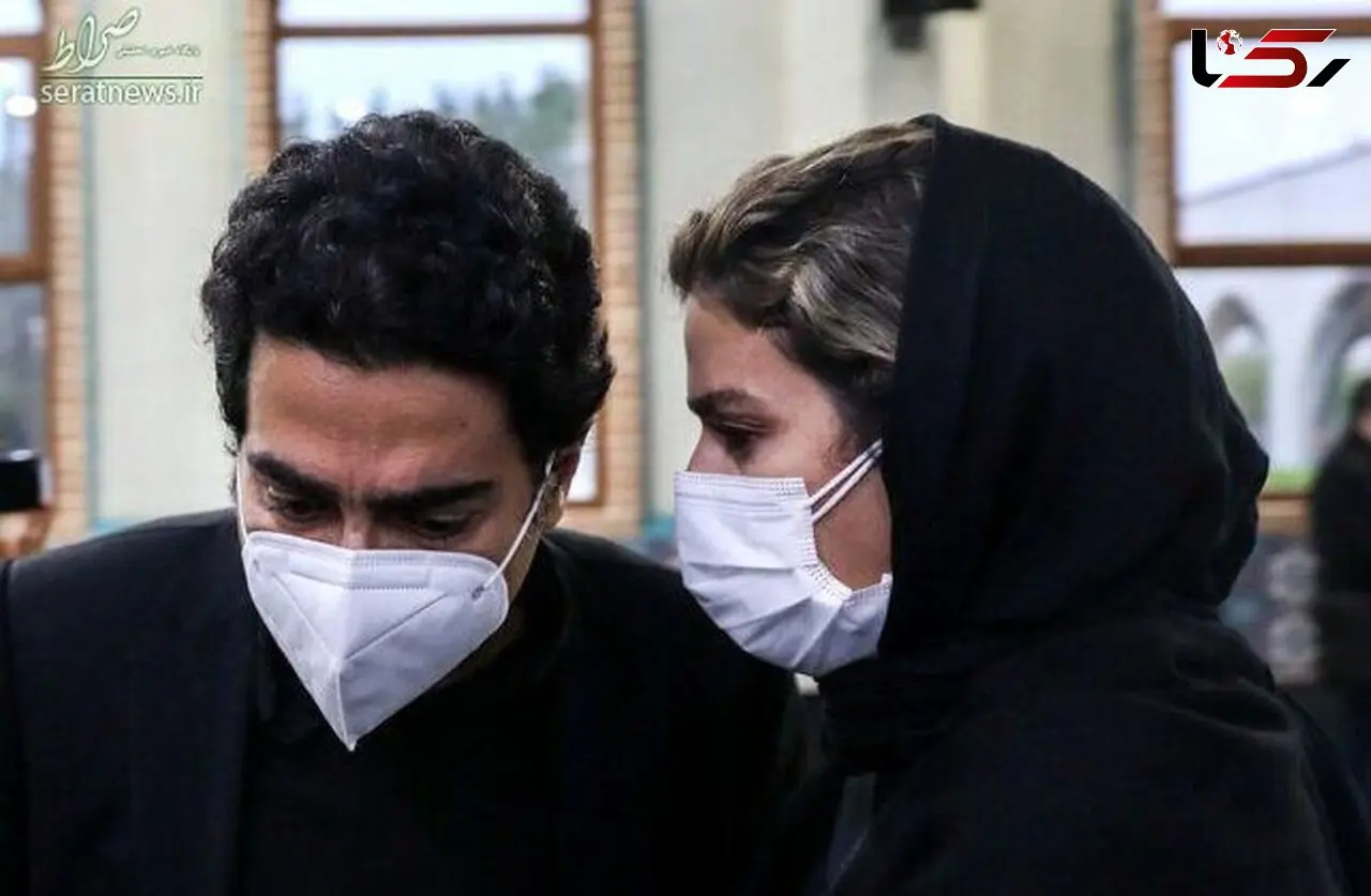 عکس پشت پرده تئاتر با حضور همزمان همایون شجریان و سحر دولتشاهی