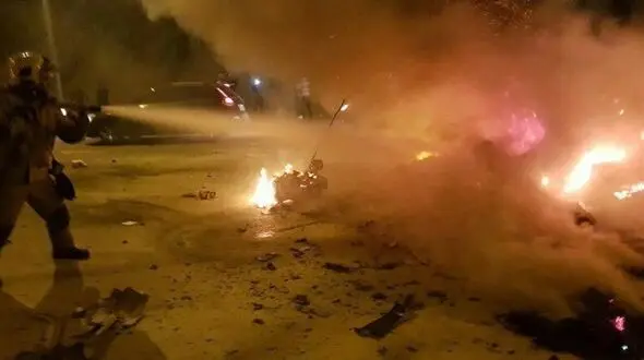 انفجار مرگبار در فیروزکوه / 2 مرد زنده زنده سوختند